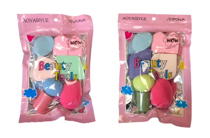 Beauty Blender Sponges Set (7) – Assorted, Foundation & Concealer