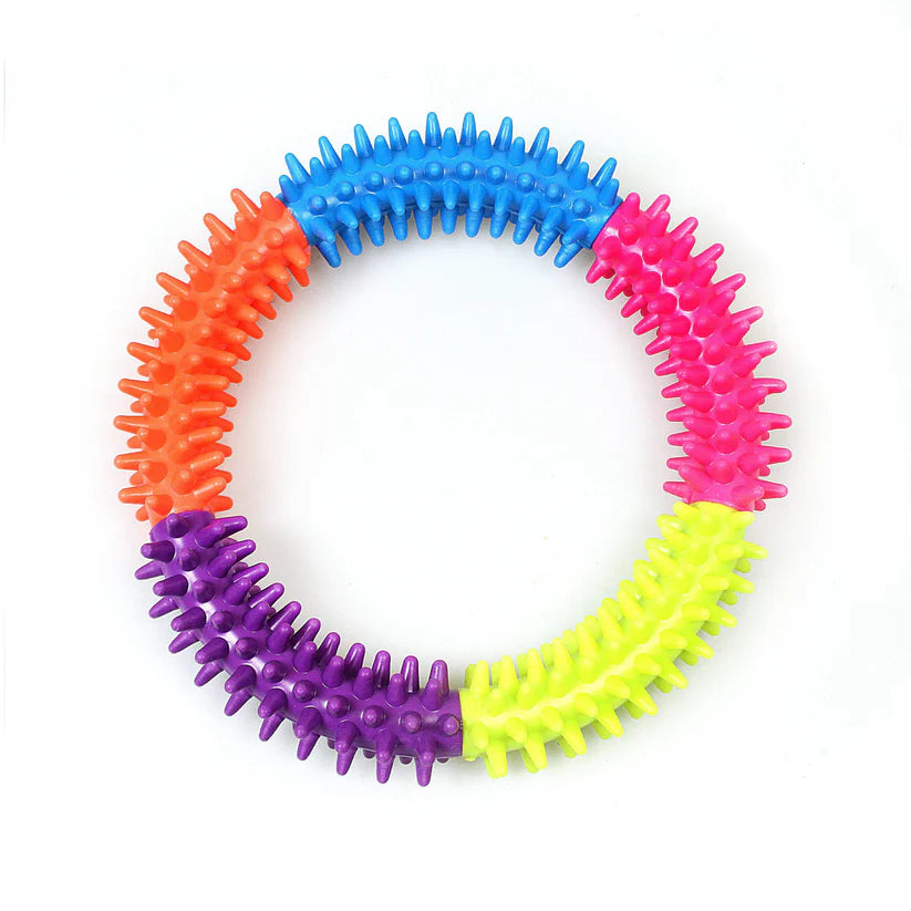 Dog Dental Chew Ring 13 cm – Rubber Puppy Teething Toy