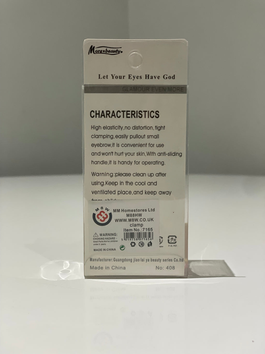 Eyelash Curler w/ Textured Grip – 11 cm, Soft Silicone handle