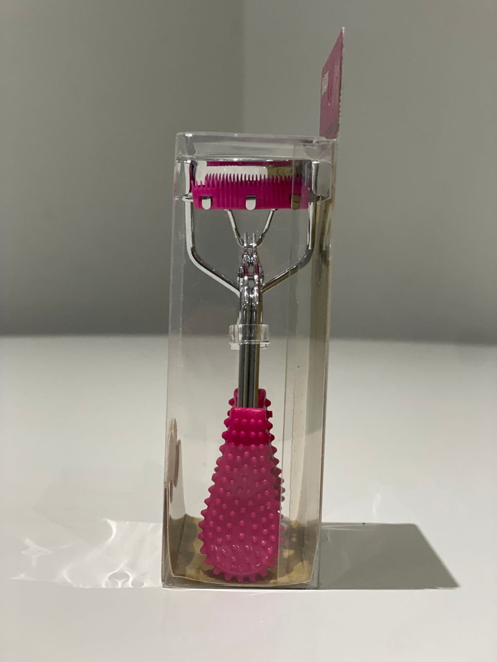 Eyelash Curler w/ Textured Grip – 11 cm, Soft Silicone handle