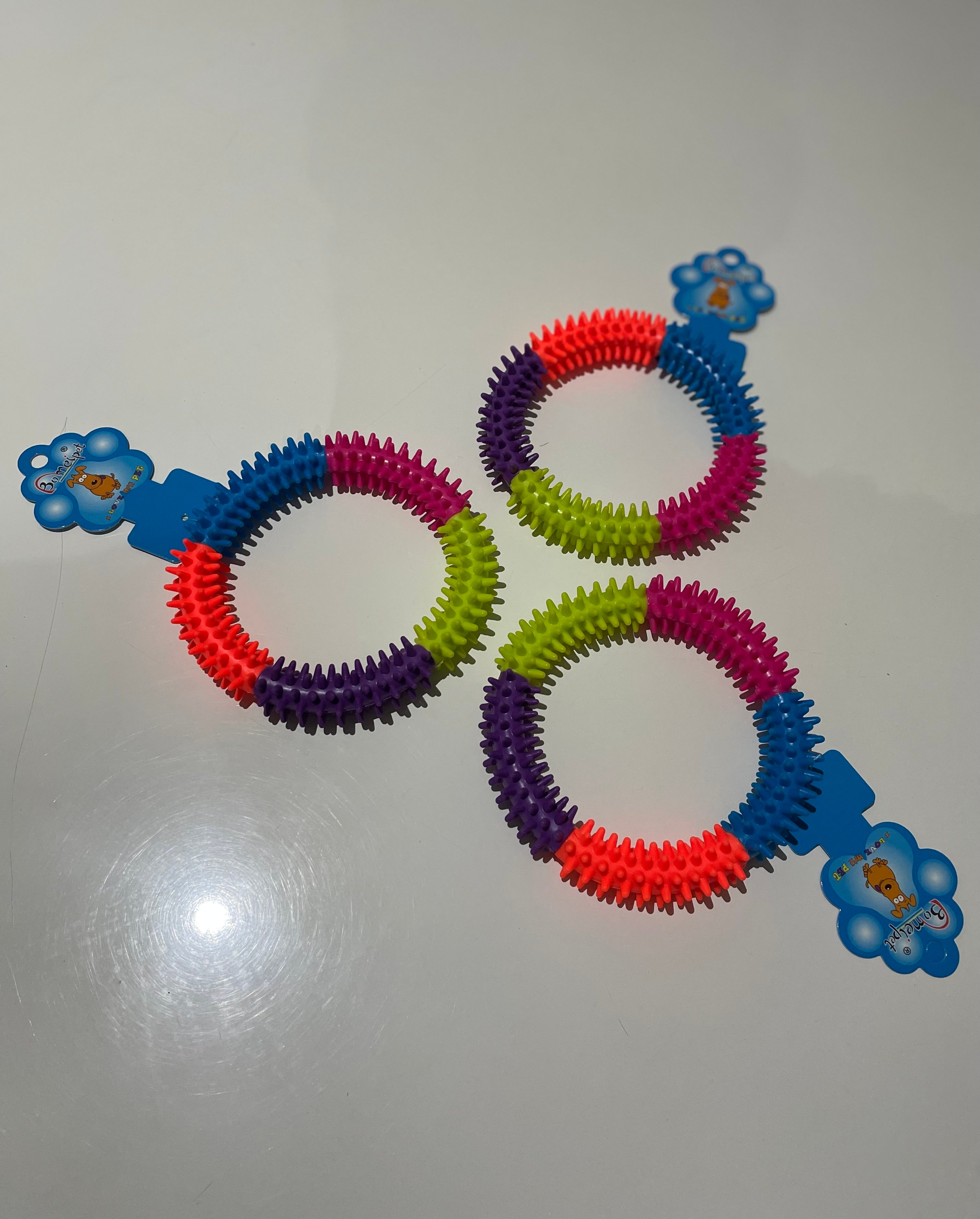 Dog Dental Chew Ring 13 cm – Rubber Puppy Teething Toy