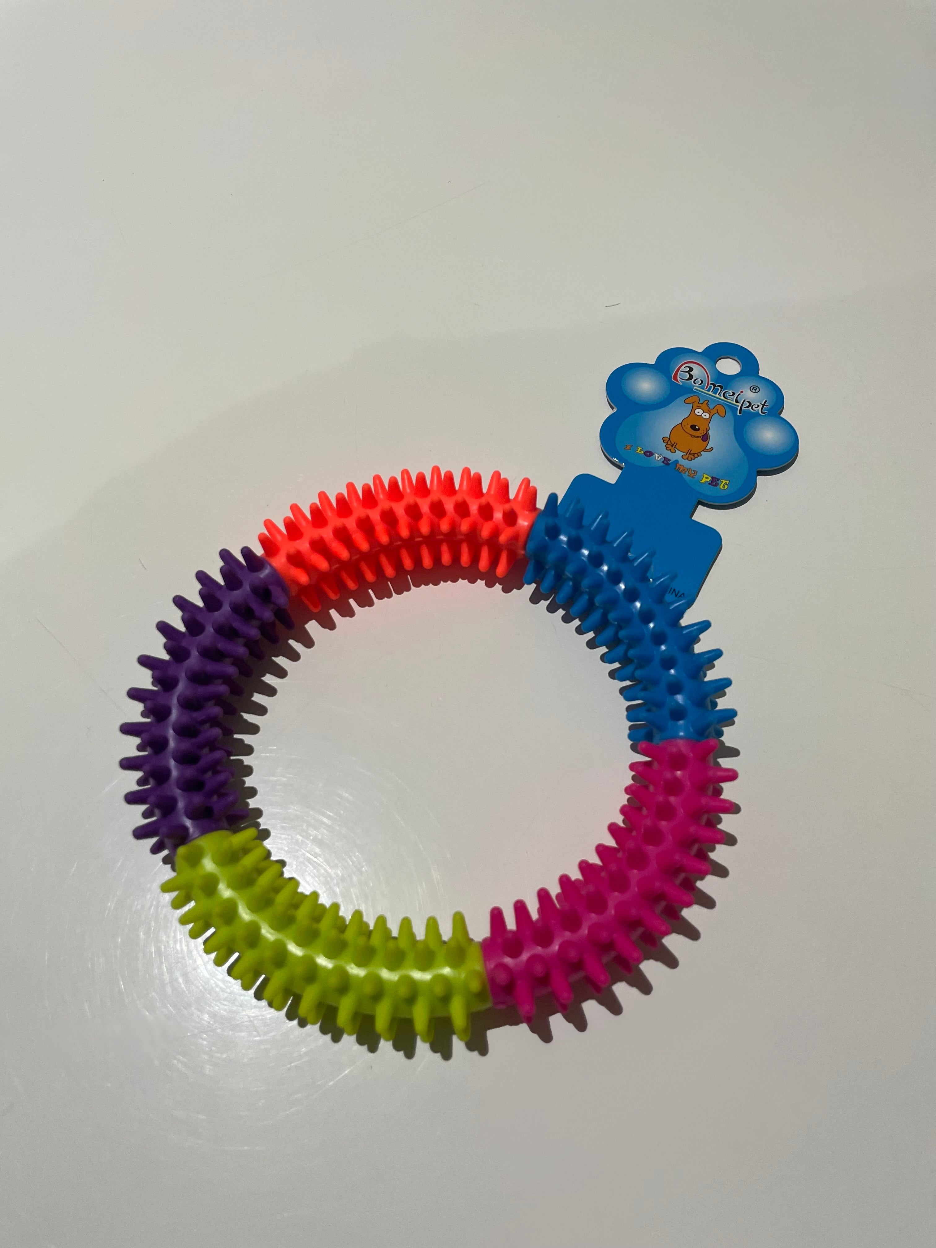 Dog Dental Chew Ring 13 cm – Rubber Puppy Teething Toy