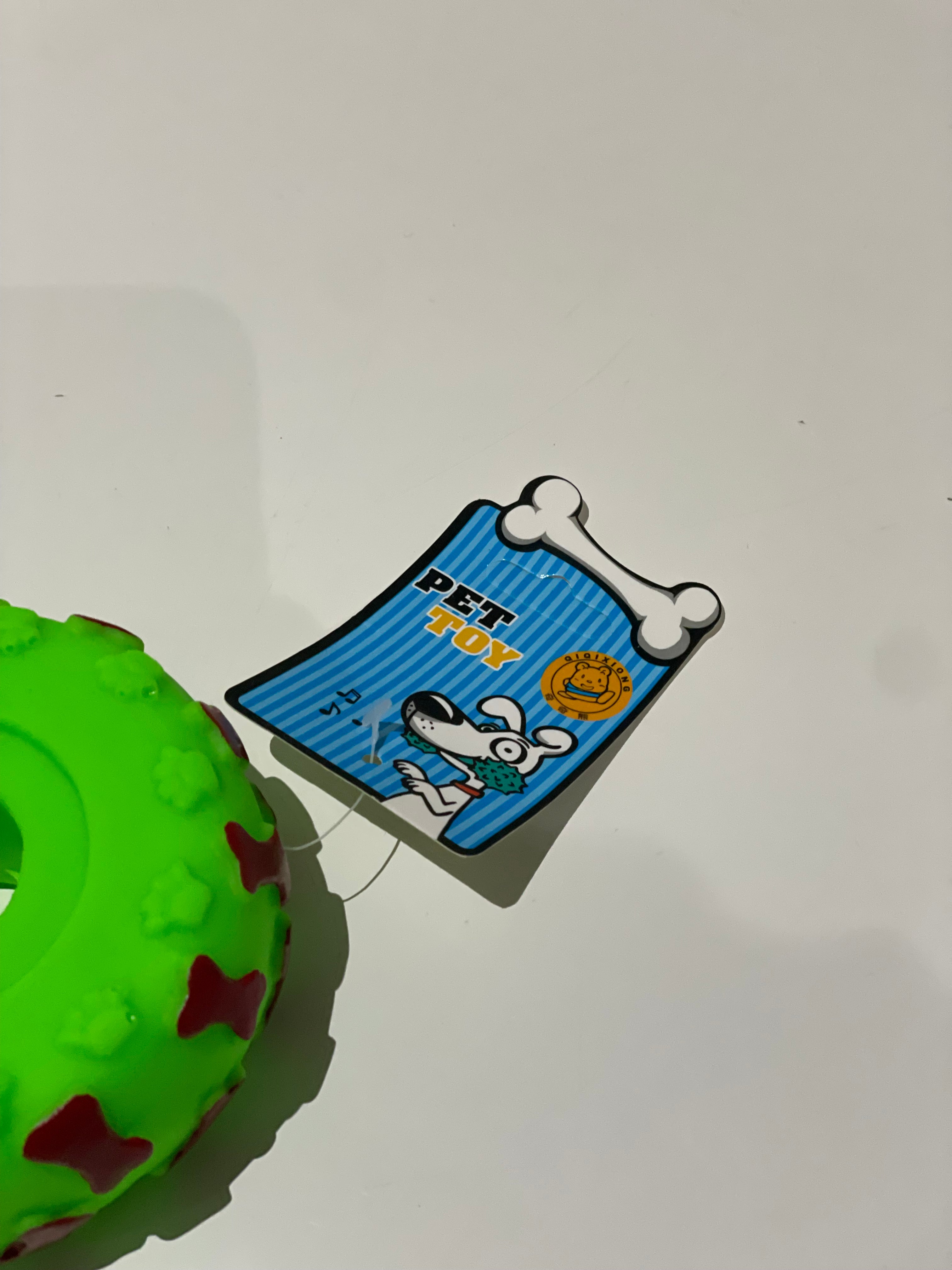 Pet Dog Toy Squeaky Wheel Tyre 9cm