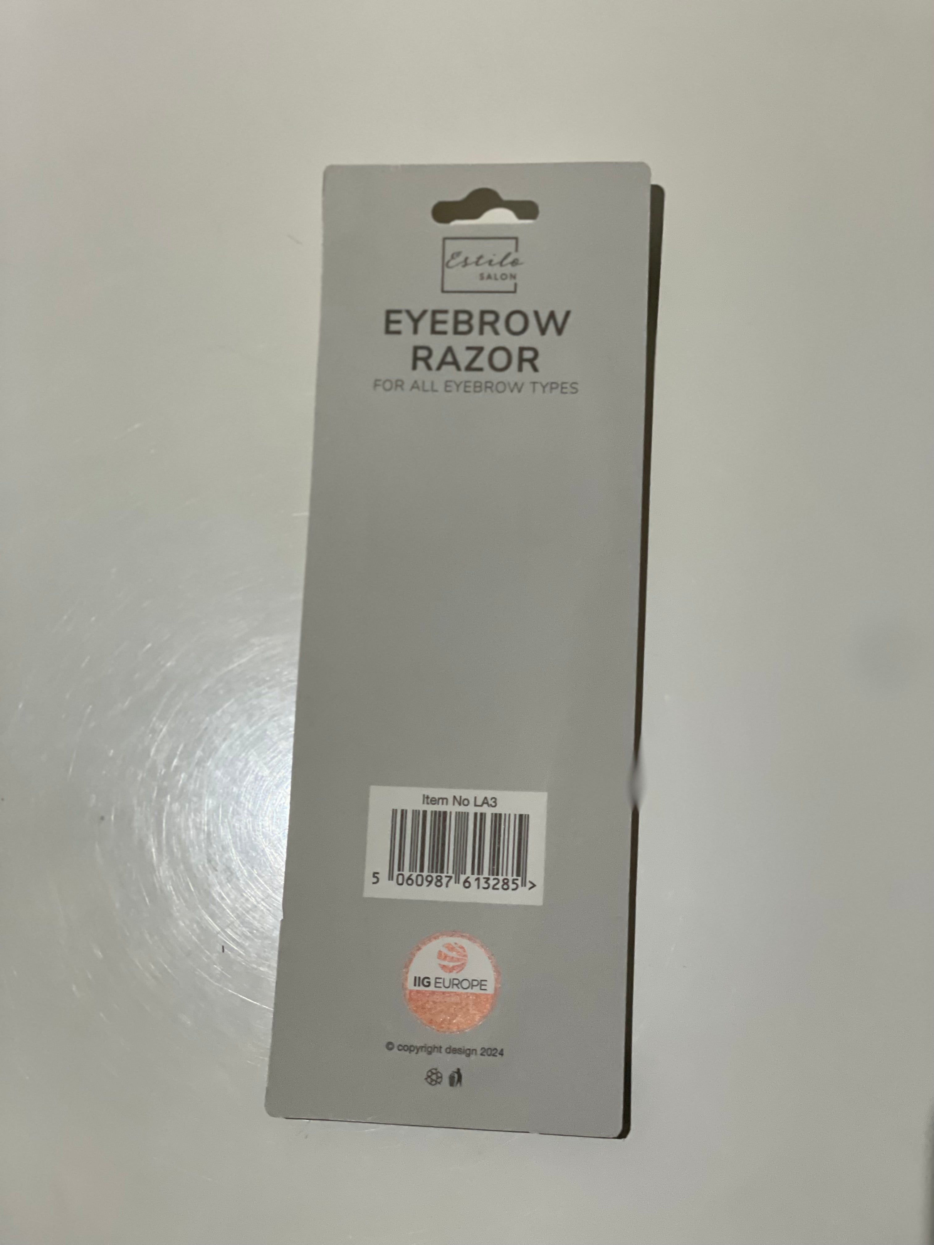 Disposable Eyebrow Razor 3-Pack – Dermaplaning Face Shaver, Peach Fuzz Remover